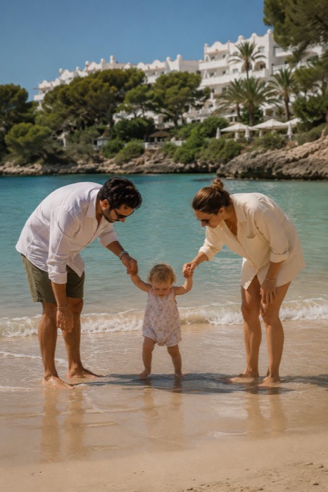Fotoshooting Cala d'Or Mallorca – Urlaubsfoto am Strand