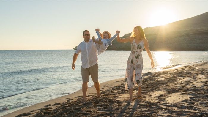 Fotoshooting Cala Mesquida Mallorca – Urlaubsfoto im warmen Abendlicht