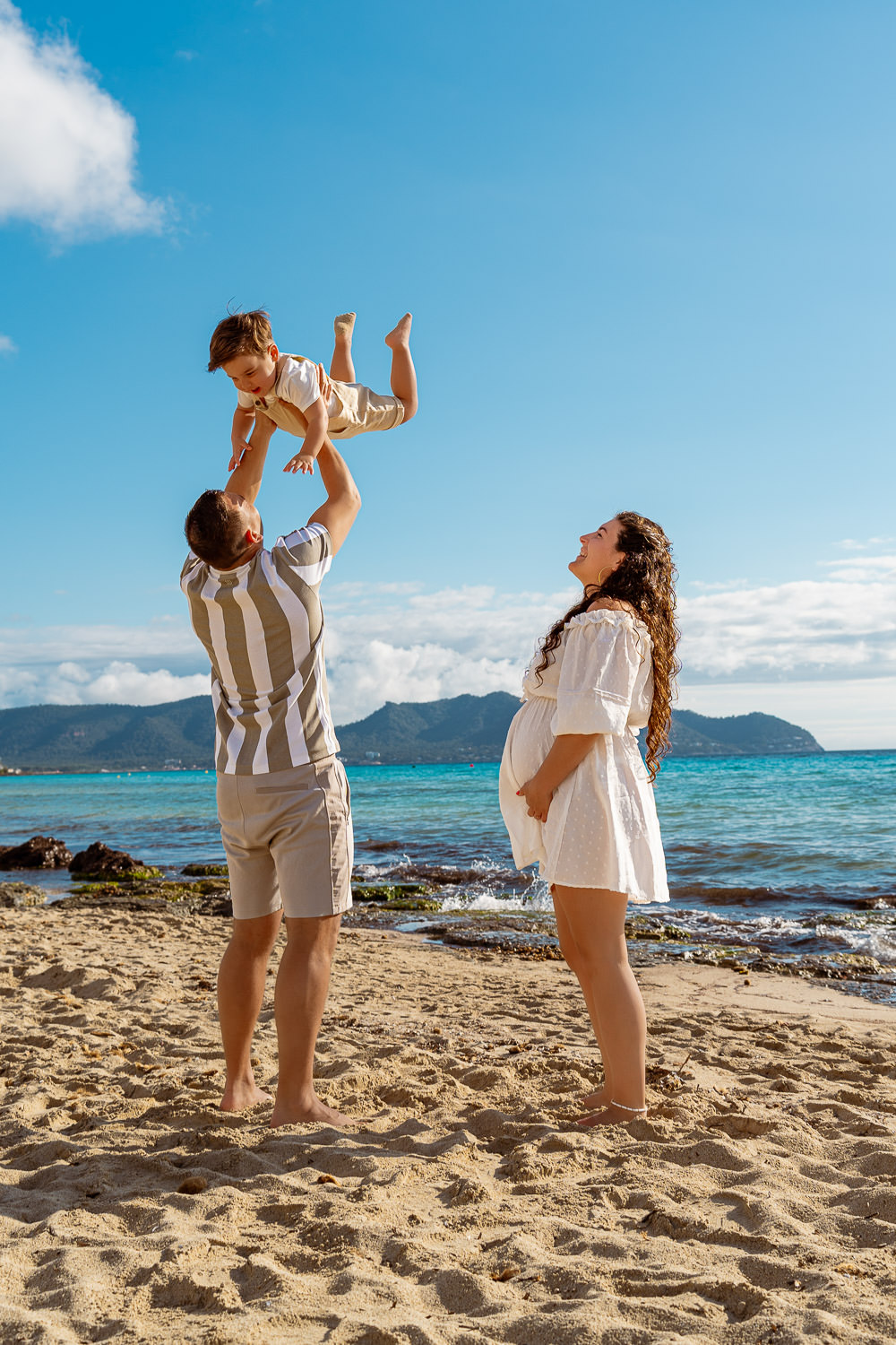 Fotoshooting Cala Millor Mallorca – Urlaubsfoto beim Sonnenuntergang