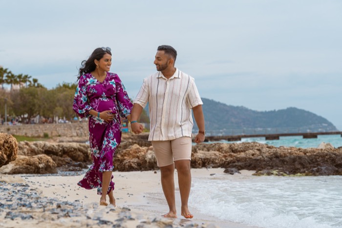 Fotoshooting Cala Millor Mallorca – Urlaubsfoto im warmen Abendlicht