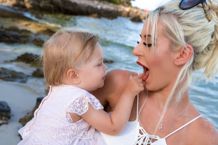 Fotoshooting Cala Rajada Mallorca – Urlaubsfoto mit Blick aufs Mittelmeer