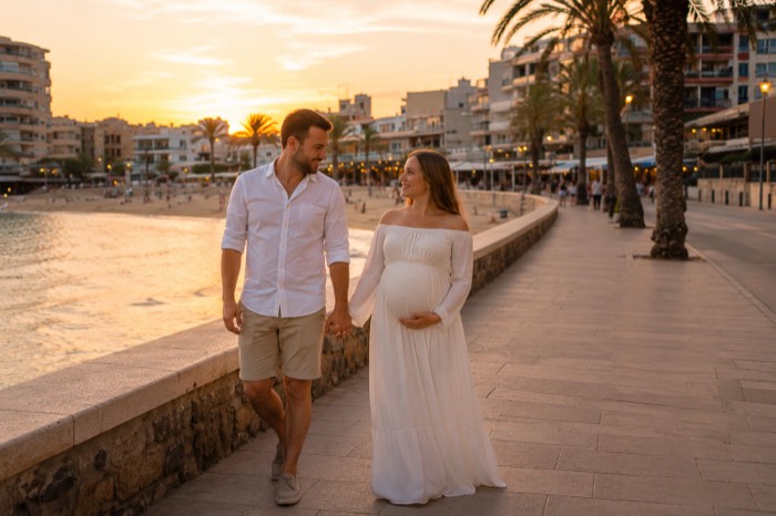 Photo shoot El Arenal Mallorca – holiday photo by the coast