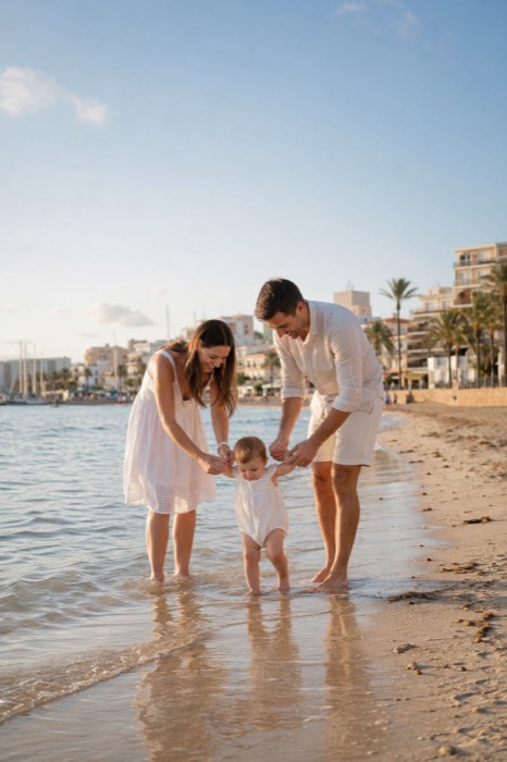 Photo shoot El Arenal Mallorca – holiday photo by the sea