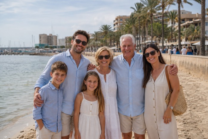 Photo shoot El Arenal Mallorca – holiday photo in the evening sun