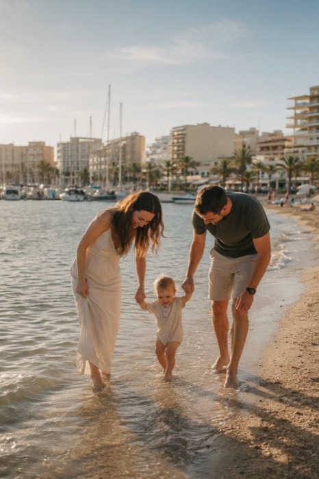 Photo shoot El Arenal Mallorca – holiday photo on the beach
