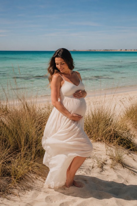 Fotoshooting Es Trenc Mallorca – Urlaubsfoto am Sandstrand