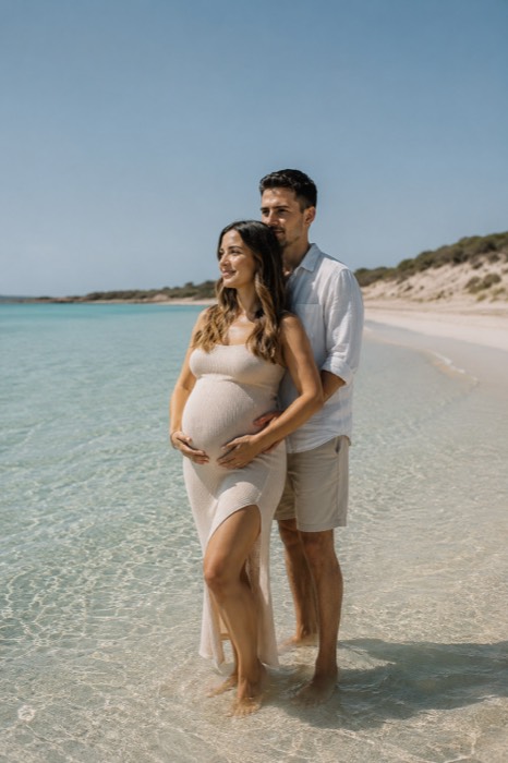 Fotoshooting Es Trenc Mallorca – Urlaubsfoto beim Sonnenuntergang