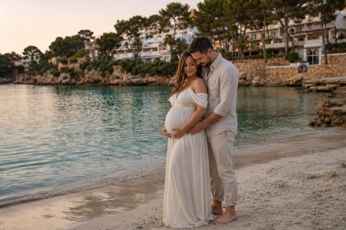 Fotoshooting Paguera Mallorca – Urlaubsfoto im warmen Abendlicht