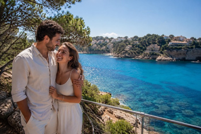 Fotoshooting Paguera Mallorca – Urlaubsfoto am Sandstrand