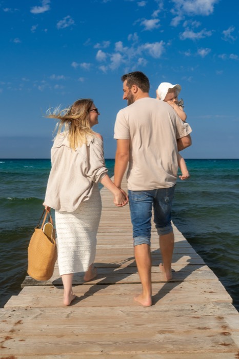 Photo shoot Playa de Muro Mallorca – holiday photo with Mediterranean views