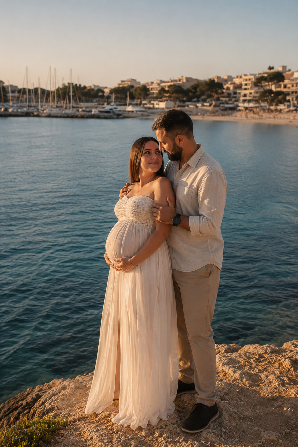 Fotoshooting Porto Cristo Mallorca – Urlaubsfoto beim Sonnenuntergang