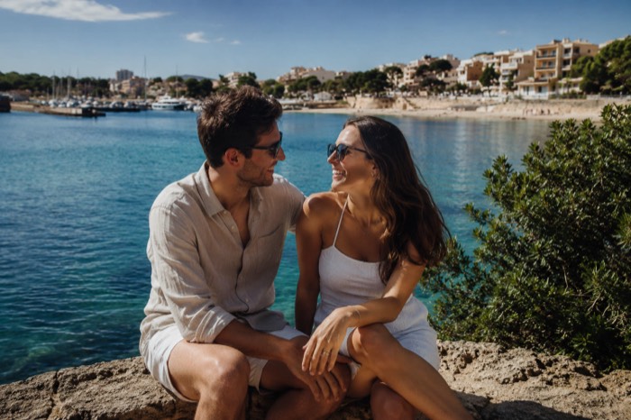 Fotoshooting Porto Cristo Mallorca – Urlaubsfoto am Sandstrand