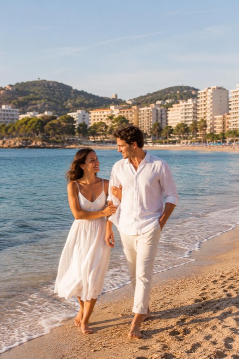 Photo shoot Santa Ponça Mallorca – holiday photo by the coast