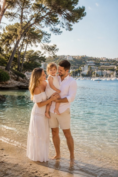 Photo shoot Santa Ponça Mallorca – holiday photo with Mediterranean views
