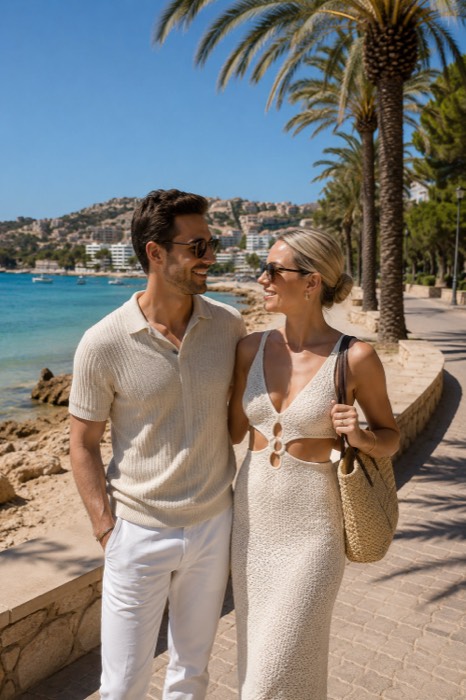 Photo shoot Santa Ponça Mallorca – holiday photo in the evening sun