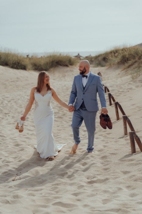 After Wedding Shoot Mallorca – on the beach