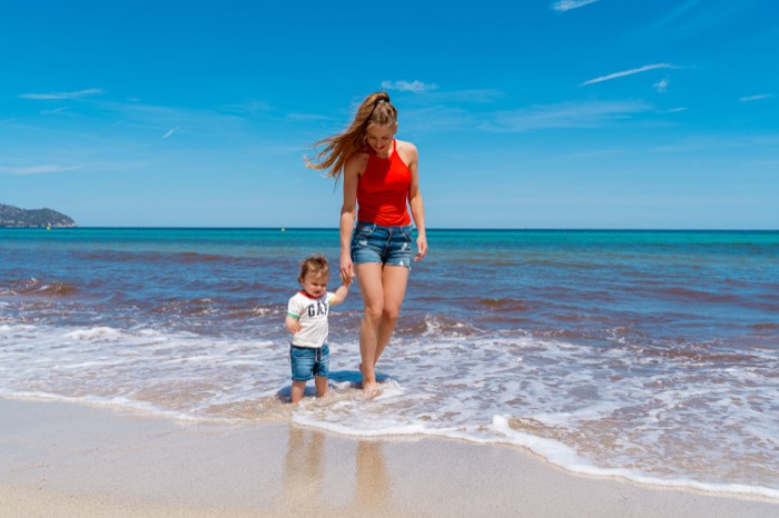 Familien Shooting Mallorca – beim Sonnenuntergang