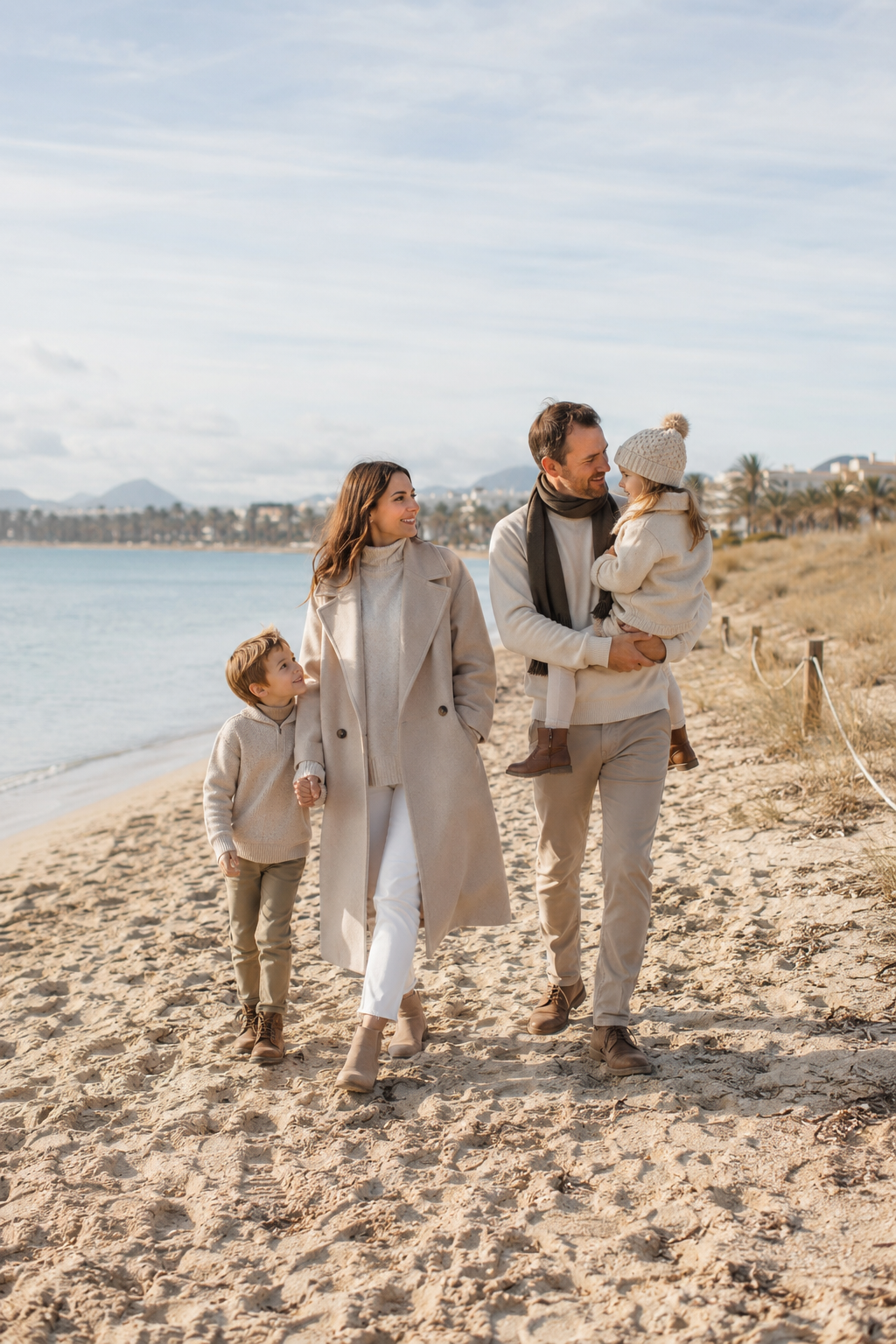 Leerer Strand auf Mallorca im Winter – kein Gedränge, klares Morgenlicht