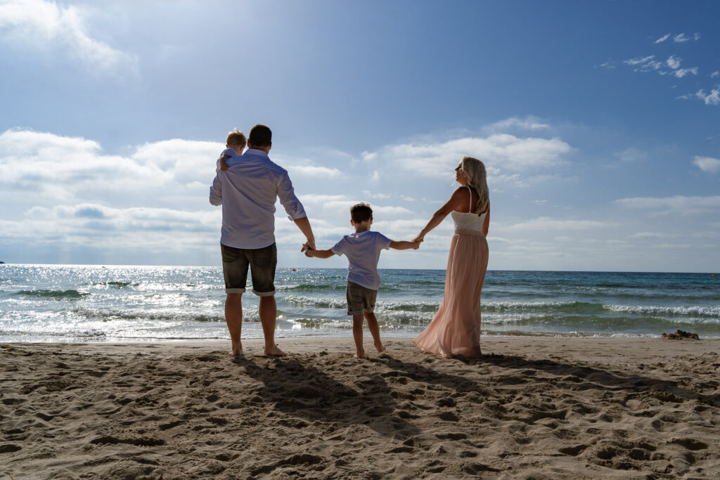 Familie beim Shooting in Can Picafort
